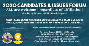 2020 Candidates & Issues header